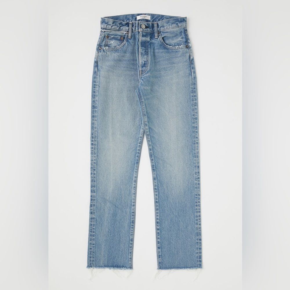 Moussy Vintage - MV Siena Straight in Blue Size 28